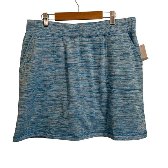T by Talbots Blue Silver Tennis Pickleball Skort Size 1X NWT - Picture 1 of 6